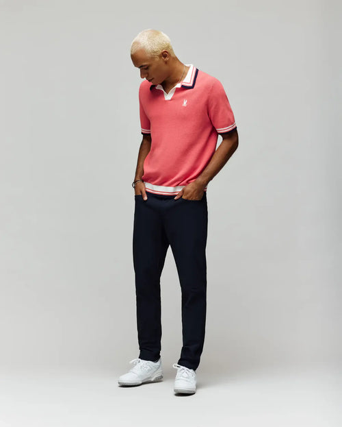 psycho bunny polo manga corta hombre fantasia rosado