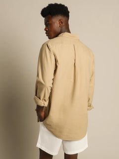 CAMISA M/L RALPH LAUREN HOMBRE SURREY TAN 710805564005