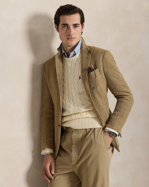 SUETER RALPH LAUREN HOMBRE ANDOVER CREAM 710775885024