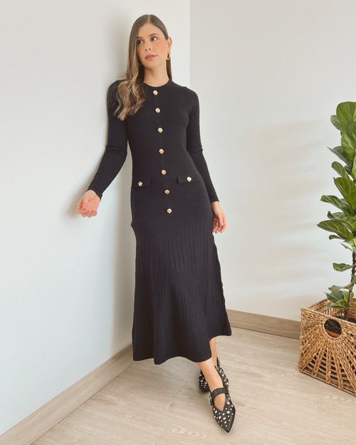 VESTIDO PRIMIA Vestido SANDRO NEGRO