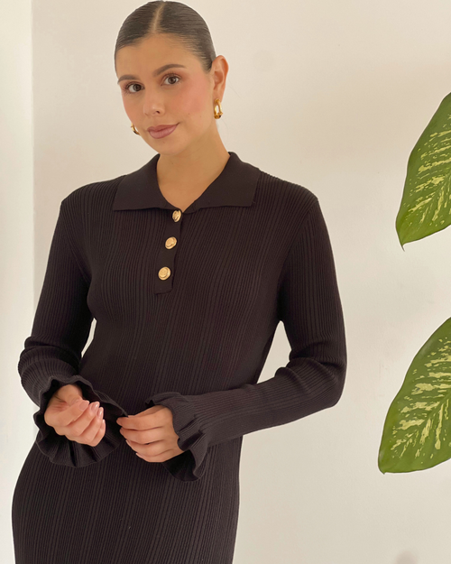 VESTIDO PRIMIA T.202 NEGRO