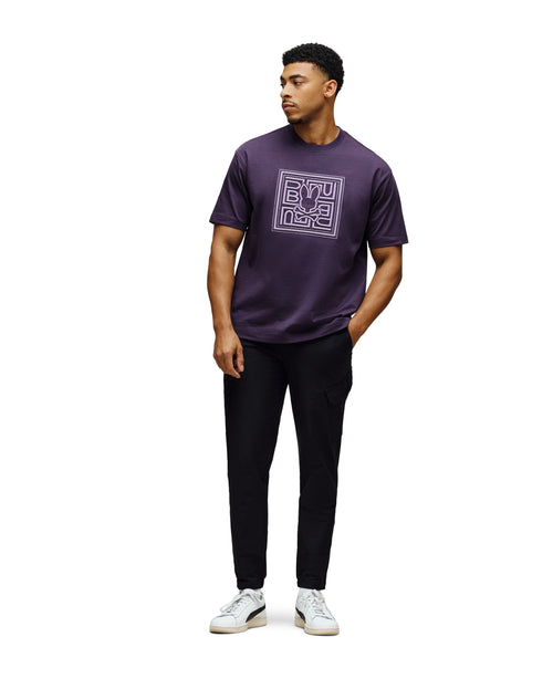 PSYCHO BUNNY CAMISETAS HOMBRE MORADO