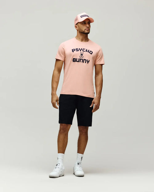 PSYCHO BUNNY CAMISETAS HOMBRE ROSADO