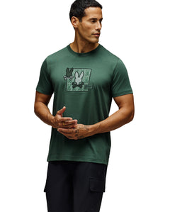 PSYCHO BUNNY CAMISETAS HOMBRE VERDE
