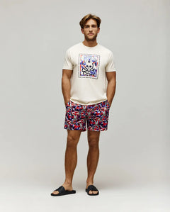 PSYCHO BUNNY CAMISETAS HOMBRE BLANCO