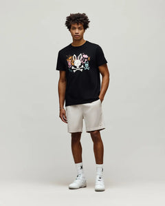 PSYCHO BUNNY CAMISETAS HOMBRE NEGRO
