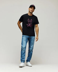 PSYCHO BUNNY CAMISETAS HOMBRE NEGRO