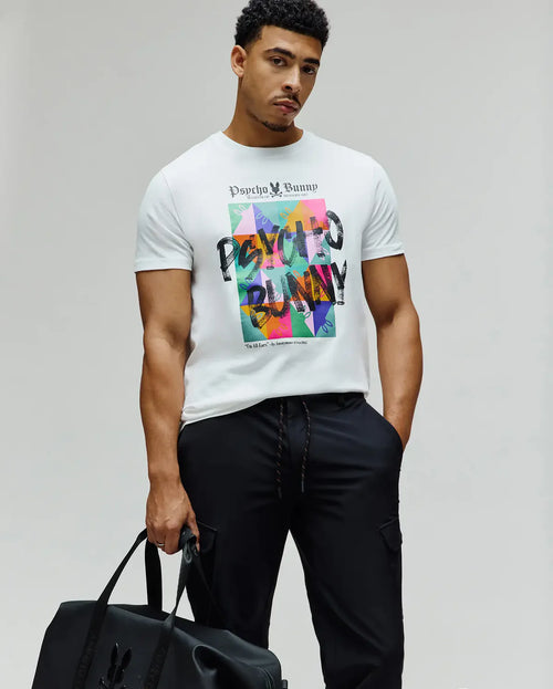 PSYCHO BUNNY CAMISETAS HOMBRE BLANCO
