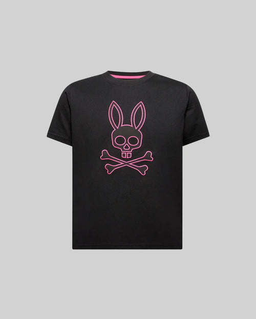 PSYCHO BUNNY CAMISETAS NIÑO NEGRO