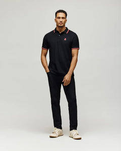 PSYCHO BUNNY CAMISETA TIPO POLO HOMBRE NEGRO