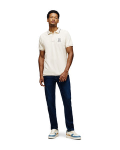 PSYCHO BUNNY CAMISETA TIPO POLO HOMBRE BLANCO
