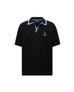 PSYCHO BUNNY CAMISETA TIPO POLO HOMBRE NEGRO