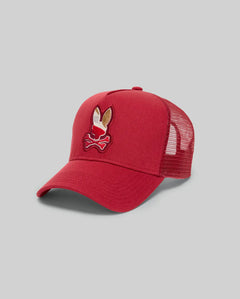 PSYCHO BUNNY GORRA HOMBRE FANTASIA ROJO