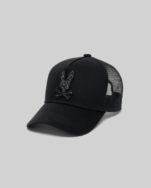 PSYCHO BUNNY GORRAS HOMBRE NEGRO