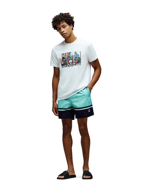 PSYCHO BUNNY TRAJES DE BAÑO HOMBRE AZUL