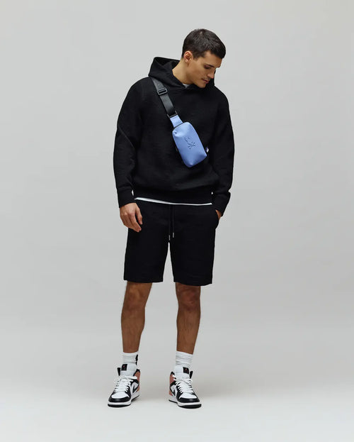 PSYCHO BUNNY BERMUDA DEPORTIVO JACQUARD DUSTIN PARA CABALLERO HOMBRE NEGRO MB0900052001