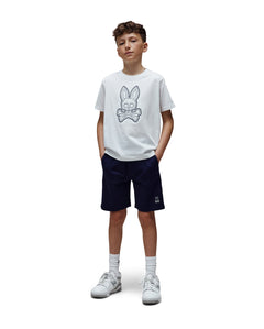 BERMUDA PSYCHO BUNNY PARA NIÑO COLOR AZUL KB0700007402