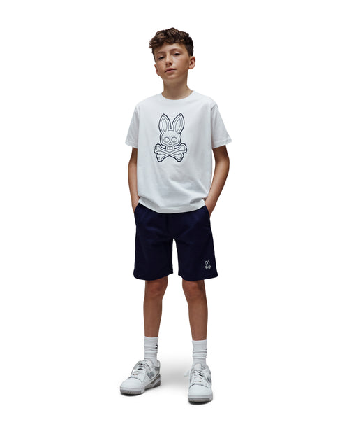 BERMUDA PSYCHO BUNNY PARA NIÑO COLOR AZUL KB0700007402