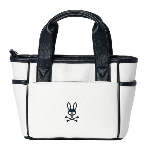 BOLSO PSYCHO BUNNY PARA HOMBRE COLOR BLANCO PBMG6AB7WHT