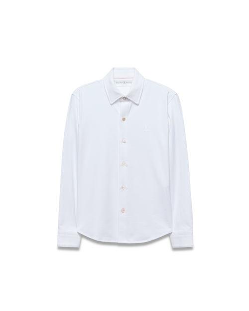 CAMISA PSYCHO BUNNY PARA NIÑO COLOR BLANCO
