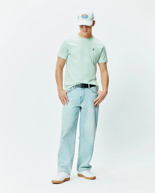 T-SHIRT PSYCHO BUNNY PARA HOMBRE COLOR VERDE B6U014F200320