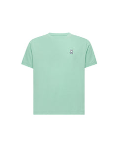 PSYCHO BUNNY CAMISETA CLÁSICA CUELLO REDONDO PARA NIÑO NIÑO VERDE B0U014F200324