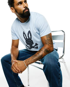 CAMISETA PSYCHO BUNNY PARA CABALLERO COLOR AZUL