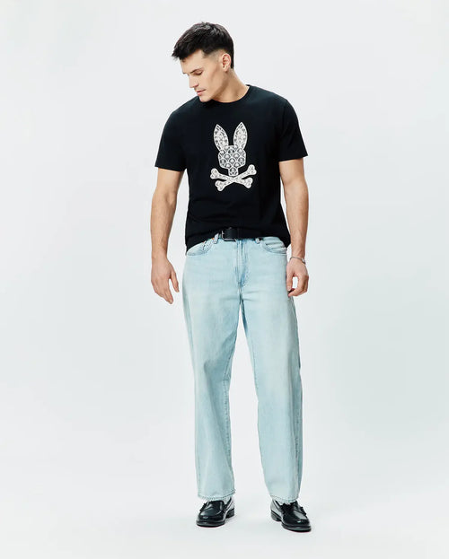T-SHIRT PSYCHO BUNNY PARA HOMBRE COLOR NEGRO MT0200274001