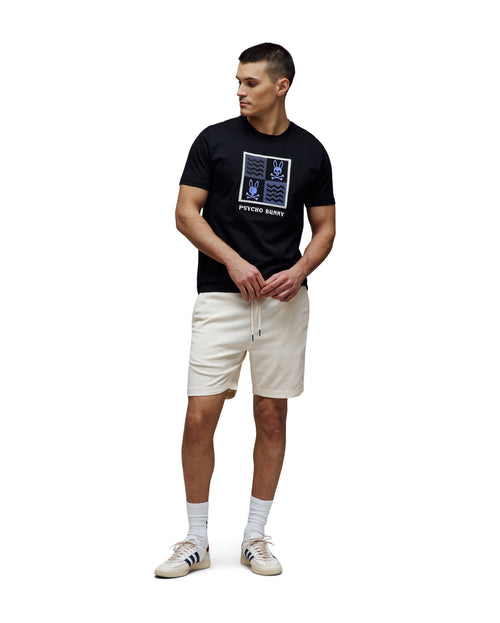 T-SHIRT PSYCHO BUNNY PARA HOMBRE COLOR NEGRO MT0200277001