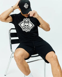 T-SHIRT PSYCHO BUNNY PARA HOMBRE COLOR NEGRO MT0200288001