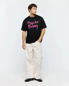 T-SHIRT PSYCHO BUNNY PARA HOMBRE COLOR NEGRO MT0200312002
