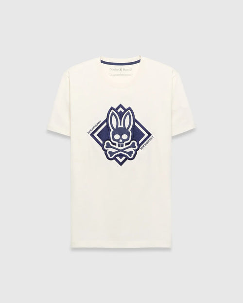T-SHIRT PSYCHO BUNNY PARA HOMBRE COLOR BLANCO MT0200288250