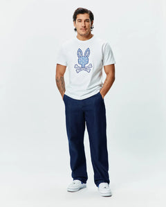 T-SHIRT PSYCHO BUNNY PARA HOMBRE COLOR BLANCO MT0200274100