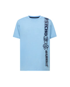 PSYCHO BUNNY CAMISETA TOBY CON LOGO EN TEXTO PARA CABALLERO HOMBRE AZUL MT0200221407