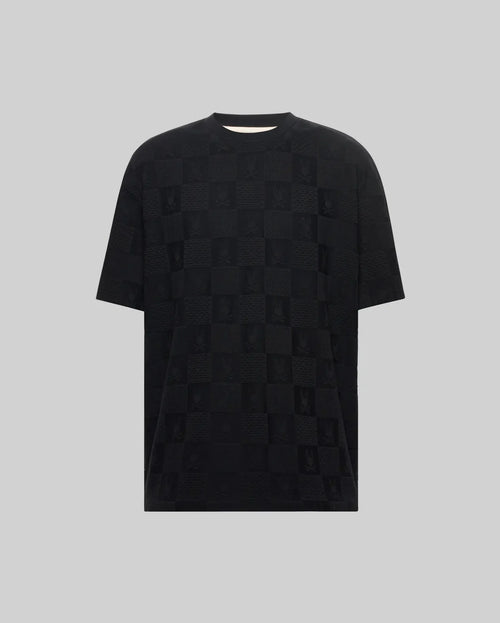 PSYCHO BUNNY CAMISETA HOLGADA DUSTIN PARA CABALLERO HOMBRE NEGRO MT0200203001