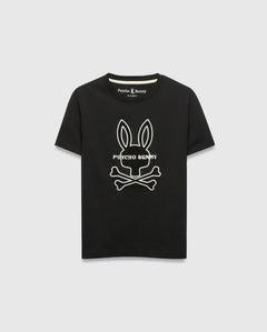 T-SHIRT PSYCHO BUNNY PARA NIÑO COLOR NEGRO KT0200185001