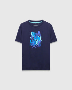T-SHIRT PSYCHO BUNNY PARA NIÑO COLOR AZUL KT0200186402