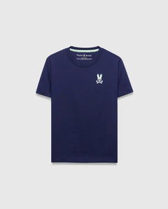 T-SHIRT PSYCHO BUNNY PARA NIÑO COLOR AZUL KT0200190402
