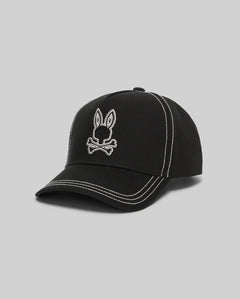 GORRA PSYCHO BUNNY PARA HOMBRE COLOR NEGRO MO1500081001