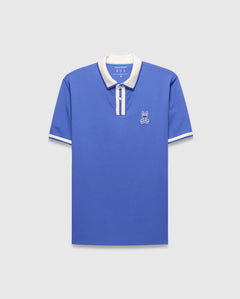POLO M/C PSYCHO BUNNY PARA HOMBRE COLOR AZUL MT0100192426