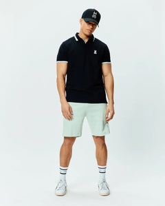 POLO M/C PSYCHO BUNNY PARA HOMBRE COLOR NEGRO MT0100184001