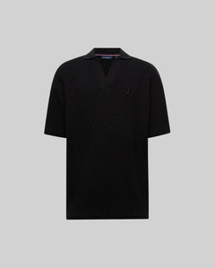 POLO M/C PSYCHO BUNNY PARA HOMBRE COLOR NEGRO MT0100213001