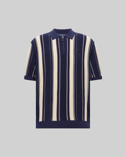 POLO M/C PSYCHO BUNNY PARA HOMBRE COLOR AZUL MT0100210402