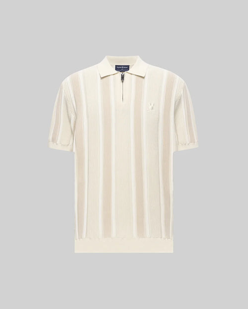 POLO M/C PSYCHO BUNNY PARA HOMBRE COLOR BLANCO MT0100210250