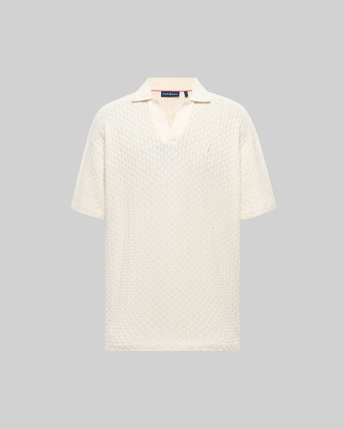 POLO M/C PSYCHO BUNNY PARA HOMBRE COLOR BLANCO MT0100213250