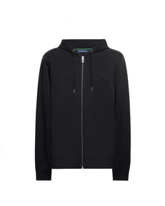 PSYCHO BUNNY SUDADERA CON CAPUCHA Y CREMALLERA BARRY PARA CABALLERO HOMBRE NEGRO MT0500176001