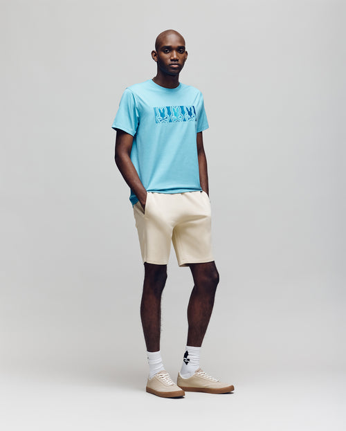 PSYCHO BUNNY CAMISETA HOMBRE CUELLO REDONDO AZUL