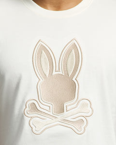 PSYCHO BUNNY CAMISETA HOMBRE CUELLO REDONDO BEIGE