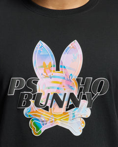 PSYCHO BUNNY CAMISETA HOMBRE CUELLO REDONDO NEGRO