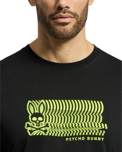 PSYCHO BUNNY CAMISETA HOMBRE CUELLO REDONDO NEGRO